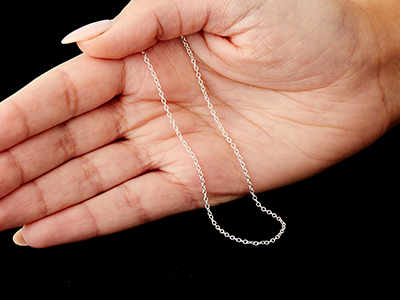 Sterling Silver 1.6mm Trace Chain   16