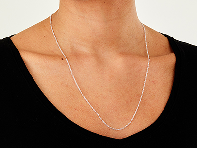 Sterling Silver 1.6mm Trace Chain   22