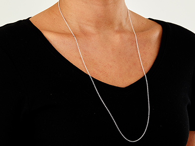 Sterling Silver 1.6mm Trace Chain   28