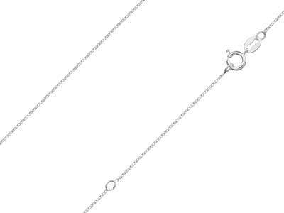 Sterling Silver 1.0mm Extendable   Trace Chain 16-18