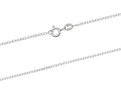 Sterling Silver 1.9mm Trace Chain   18