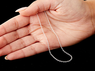 Sterling Silver 1.9mm Trace Chain   18