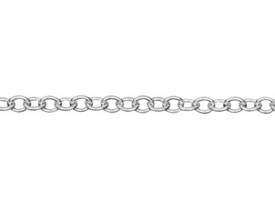 Sterling Silver 2.3mm Trace Chain   30