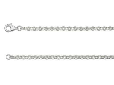 Sterling Silver 3.0mm Cable Chain   18