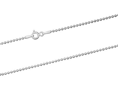 Sterling Silver 1.5mm Ball Chain    16