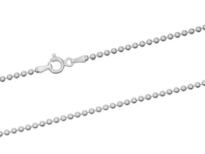 Sterling Silver 2.0mm Ball Chain    16