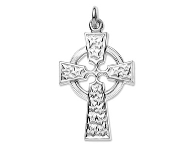 Sterling Silver Cross, Celtic No.17 - Standard Image - 1