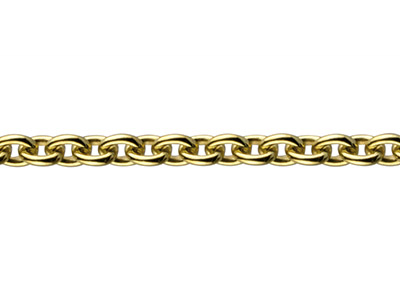 9ct Yellow Gold 1.9mm Loose Cable  Chain - Standard Image - 2