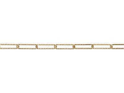 9ct Yellow Gold 2.3mm Loose        Diamond Cut Long Link Paperclip    Chain
