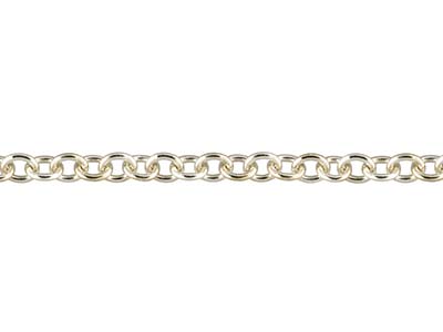 9ct White Gold 1.9mm Loose Trace   Chain