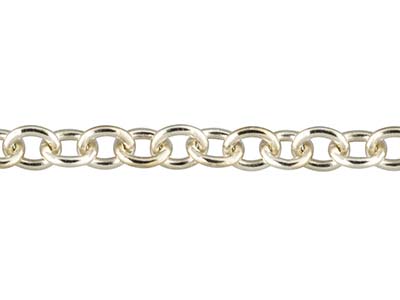 9ct White Gold 1.9mm Loose Trace   Chain - Standard Image - 2