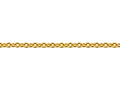 18ct Yellow Gold 1.5mm Round Loose Trace Chain