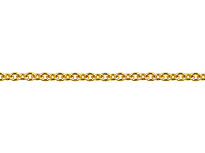 18ct Yellow Gold 1.5mm Round Loose Trace Chain