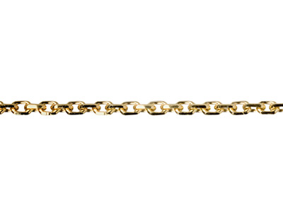 18ct Yellow Gold 1.4mm Diamond Cut Loose Trace Chain - Standard Image - 2
