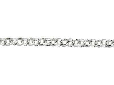 Sterling Silver 2.0mm Loose Round   Belcher Chain, 100% Recycled Silver - Standard Image - 3