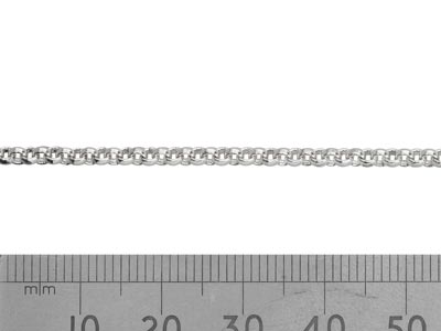 Sterling Silver 2.5mm Loose Round   Belcher Chain, 100% Recycled Silver - Standard Image - 2
