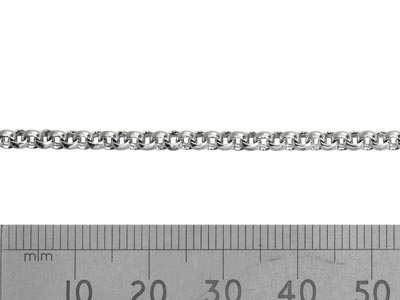 Sterling Silver 3.0mm Loose Round   Belcher Chain, 100% Recycled Silver - Standard Image - 2