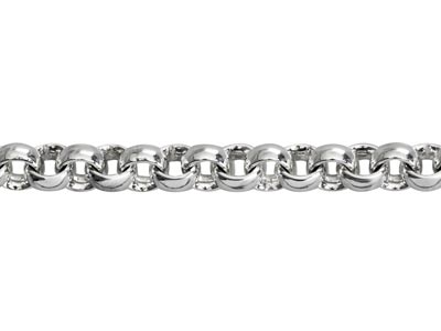 Sterling Silver 3.0mm Loose Round   Belcher Chain, 100% Recycled Silver - Standard Image - 3