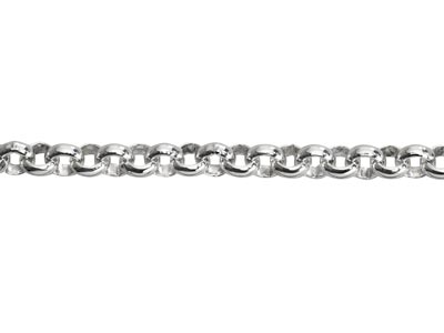 Sterling Silver 4.0mm Loose Round   Belcher Chain, 100 Recycled Silver