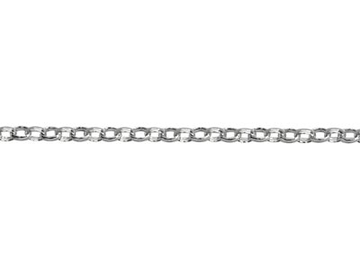 Sterling Silver 2.0mm Loose Oval    Belcher Chain, 100 Recycled Silver