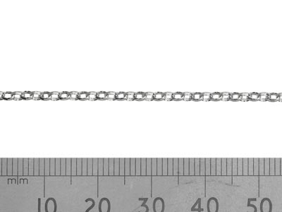Sterling Silver 2.0mm Loose Oval    Belcher Chain, 100% Recycled Silver - Standard Image - 2