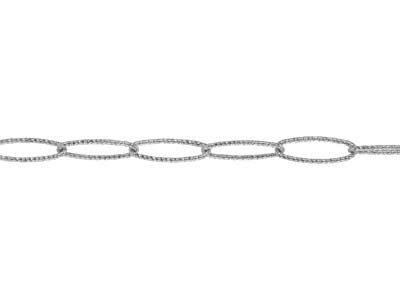 Sterling Silver 8.8mm Loose Wide   Trace Chain, 100 Recycled Silver