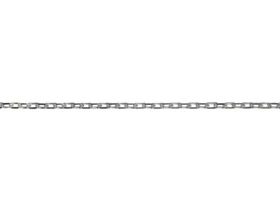Sterling Silver 3.5mm Diamond Cut  Loose Long Link Trace Chain, 100%  Recycled Silver - Standard Image - 1