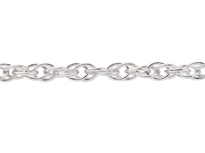 Sterling Silver 1.8mm Loose Rope   Chain - Standard Image - 2