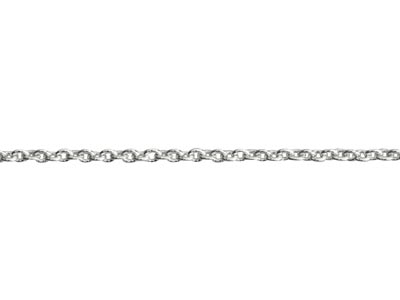 Sterling Silver 0.7mm Loose Trace  Chain, 100% Recycled Silver - Standard Image - 3