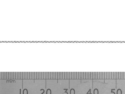 Sterling Silver 0.9mm Loose Trace  Chain, 100% Recycled Silver - Standard Image - 2