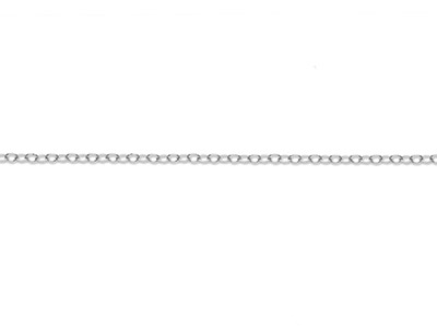 Sterling Silver 1.5mm Loose Trace  Chain, 100% Recycled Silver - Standard Image - 1