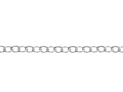Sterling Silver 2.3mm Loose Round  Trace Chain, 100 Recycled Silver