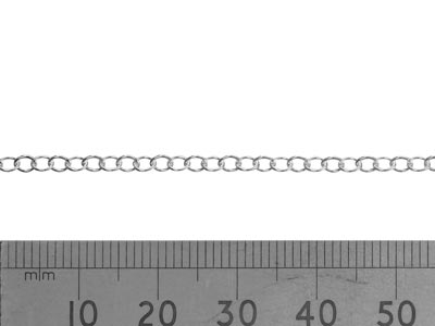 Sterling Silver 2.3mm Loose Round  Trace Chain, 100% Recycled Silver - Standard Image - 2