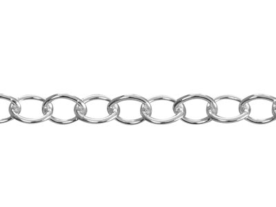 Sterling Silver 2.3mm Loose Round  Trace Chain, 100% Recycled Silver - Standard Image - 3