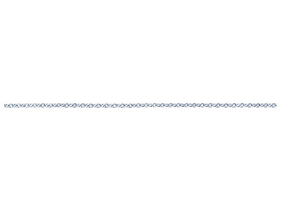 Sterling Silver 2.2mm Loose Tight  Trace Chain, 100 Recycled Silver