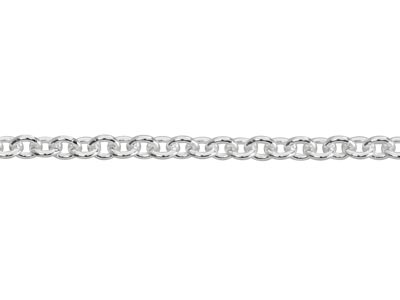 Sterling Silver 2.8mm Loose Tight  Trace Chain, 100 Recycled Silver