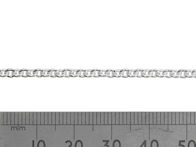 Sterling Silver 2.8mm Loose Tight  Trace Chain, 100% Recycled Silver - Standard Image - 2