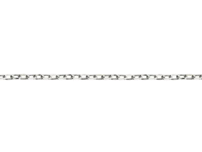 Sterling Silver 1.1mm Diamond Cut  Loose Trace Chain, 100 Recycled   Silver