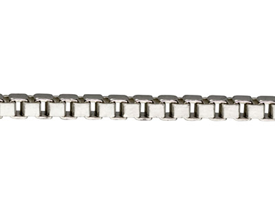 Sterling Silver 2.3mm Loose Box    Chain - Standard Image - 2