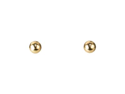 Gold Filled 3mm Ball Stud Earrings
