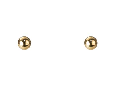 Gold Filled 4mm Ball Stud Earrings