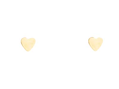 Gold Filled 3.5mm Heart Stud       Earrings