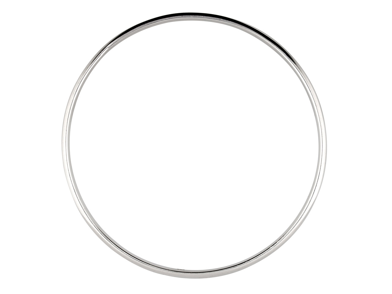 Sterling Silver Bangle, 5.4mm Wide