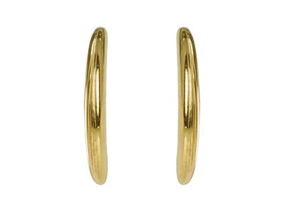 9ct-Yellow-Gold-Crescent-Hoop------Ea...