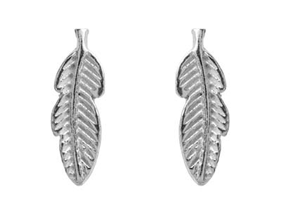 Sterling Silver Feather Design 18