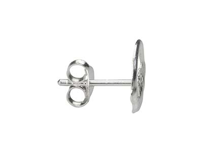 Sterling Silver Claddagh Design    Stud Earrings - Standard Image - 3