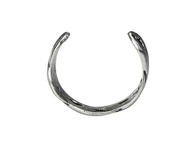 Sterling Silver Plait Design Cuff  Earring Sold Individually - Standard Image - 3