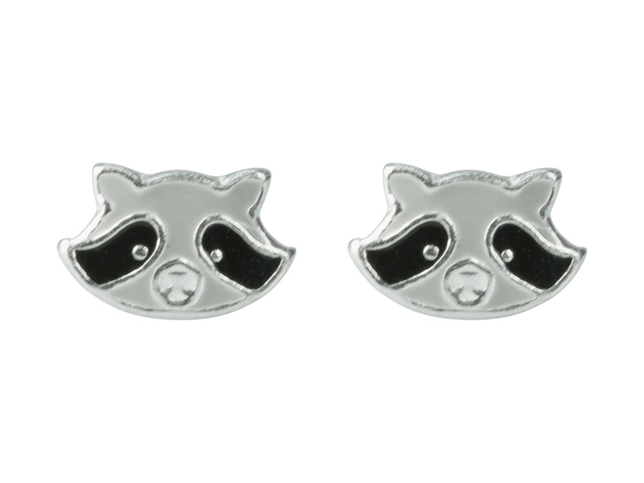 raccoon earrings