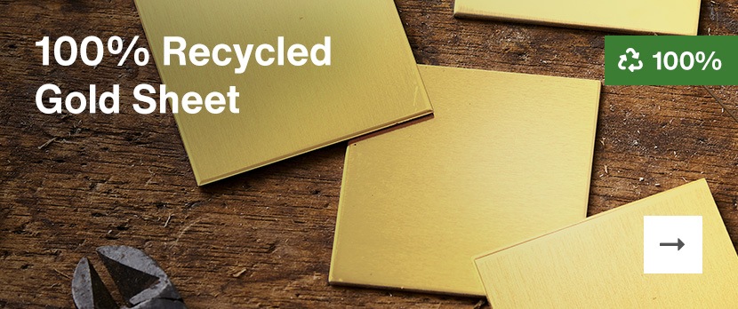 100% Recycled Gold Sheet