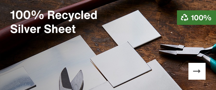 100% Recycled Silver Sheet